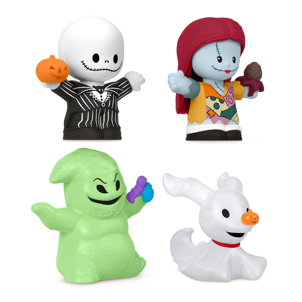 Produktbild Nightmare Before Christmas Fisher-Price Little People Collector minifigurer 4-pack 7 cm