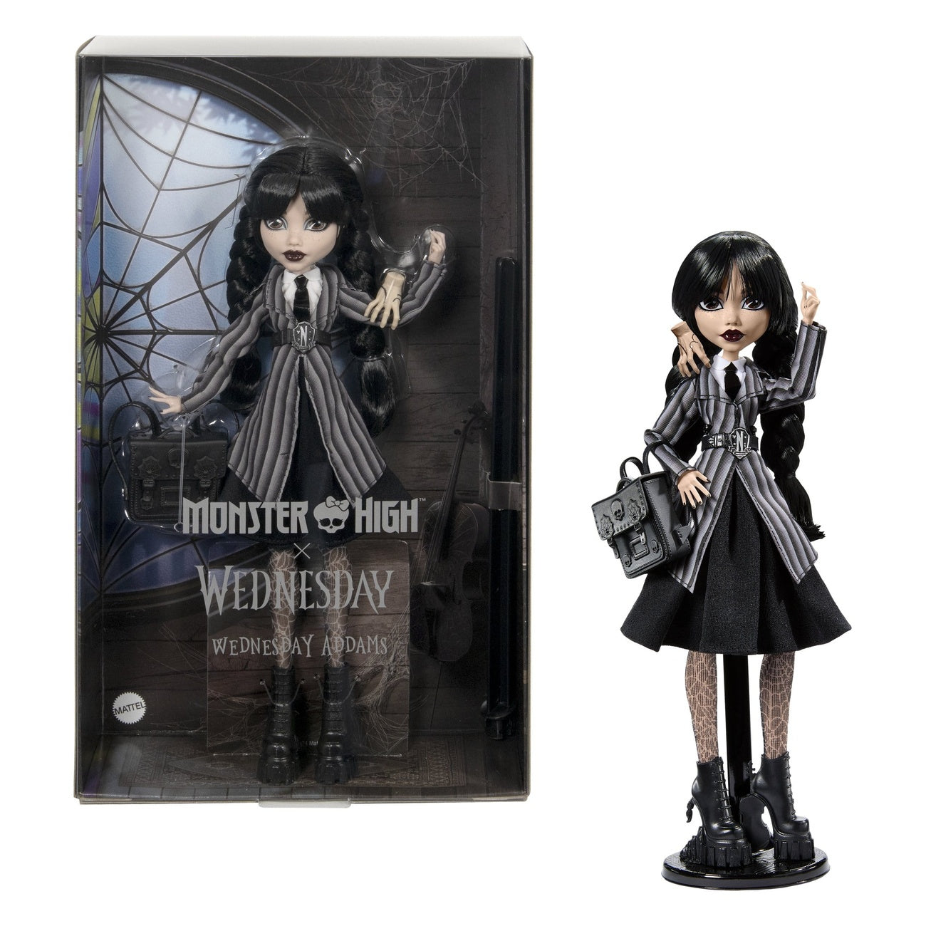 Produktbild Monster High x Wednesday-docka Wednesday Addams