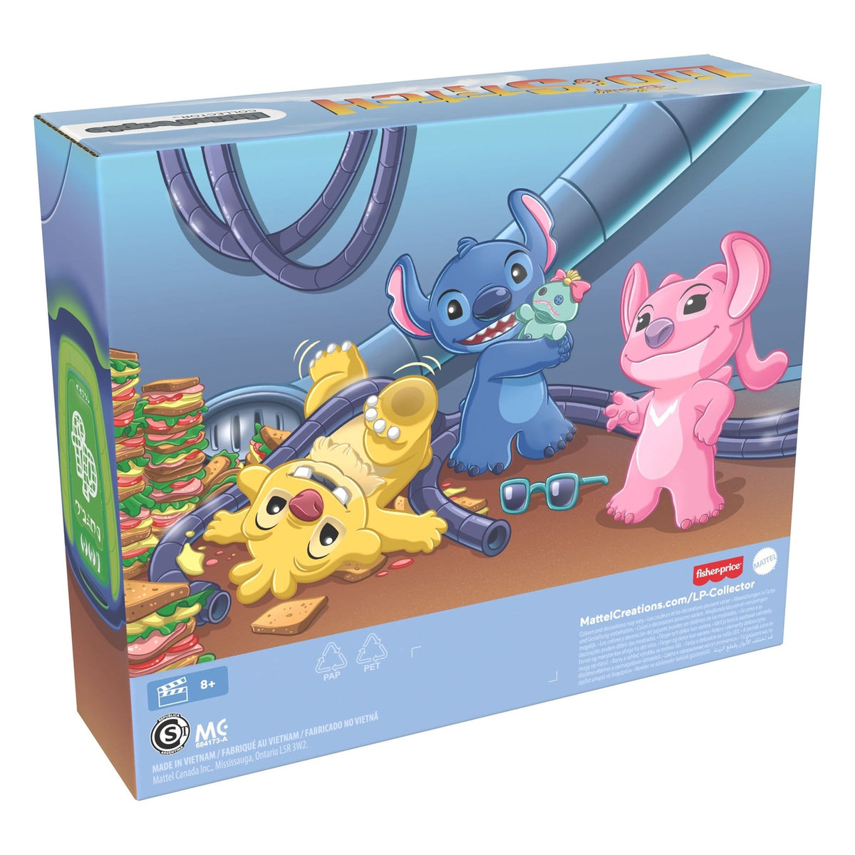 Produktbild Lilo & Stitch Little People Collector minifigurer 3-pack Stitch & The Cousins 7 cm