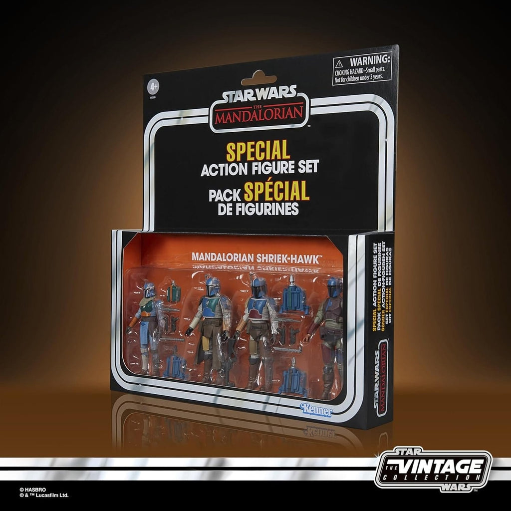 Produktbild Star Wars The Mandalorian Vintage Collection Actionfigurer 4-pack Mandalorian Shriek-Hawk 10 cm