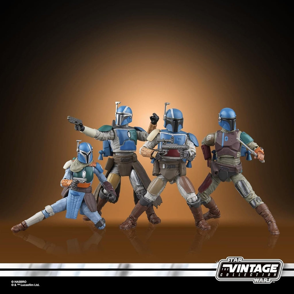 Produktbild Star Wars The Mandalorian Vintage Collection Actionfigurer 4-pack Mandalorian Shriek-Hawk 10 cm