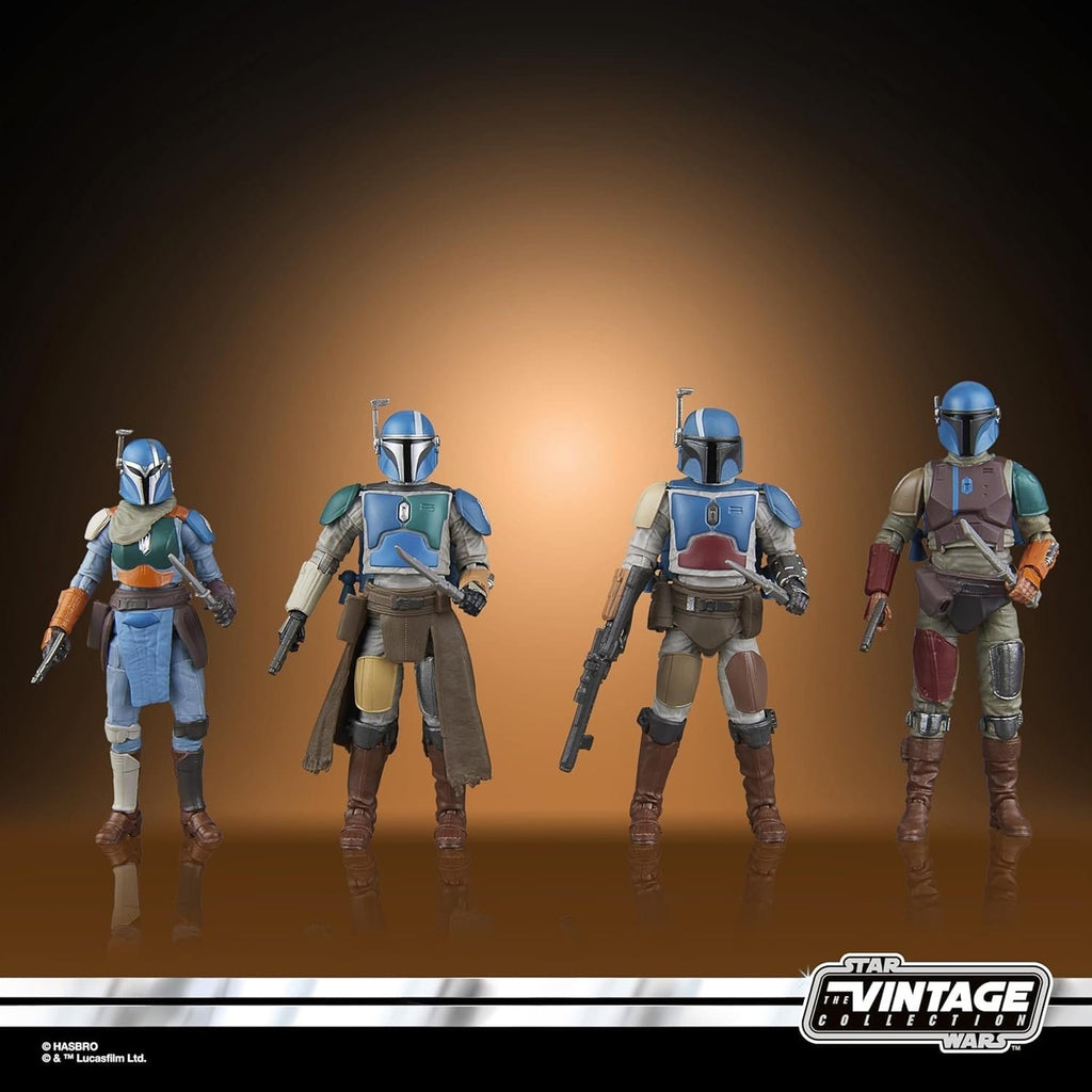 Produktbild Star Wars The Mandalorian Vintage Collection Actionfigurer 4-pack Mandalorian Shriek-Hawk 10 cm