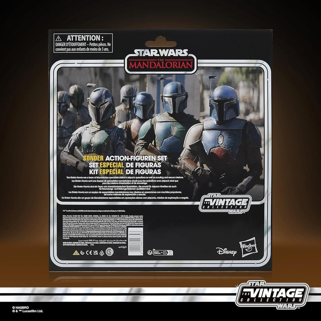 Produktbild Star Wars The Mandalorian Vintage Collection Actionfigurer 4-pack Mandalorian Shriek-Hawk 10 cm
