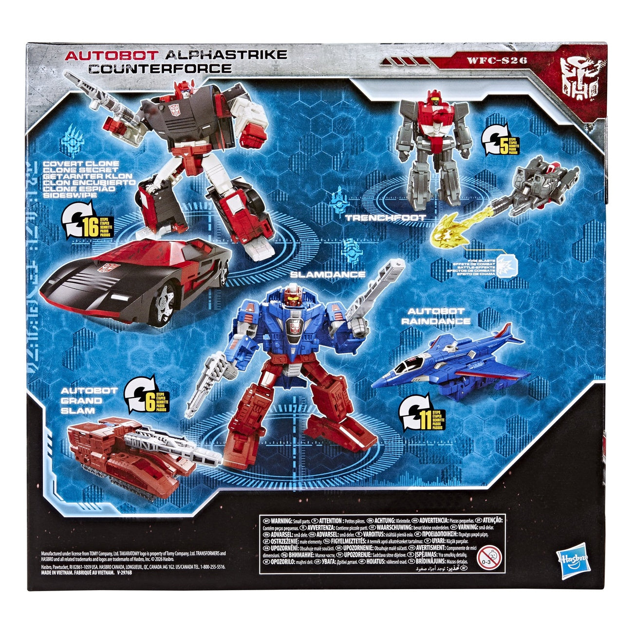 Produktbild Transformers Generations War for Cybertron: Siege 3-pack med actionfigurer Autobot Alphastrike Counterforce