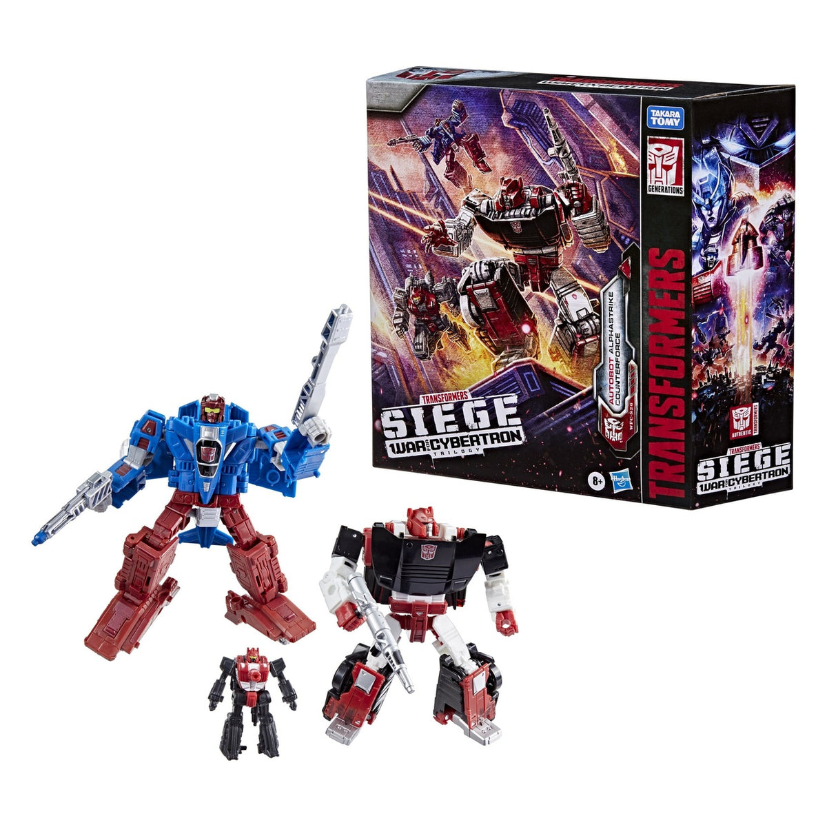 Produktbild Transformers Generations War for Cybertron: Siege 3-pack med actionfigurer Autobot Alphastrike Counterforce