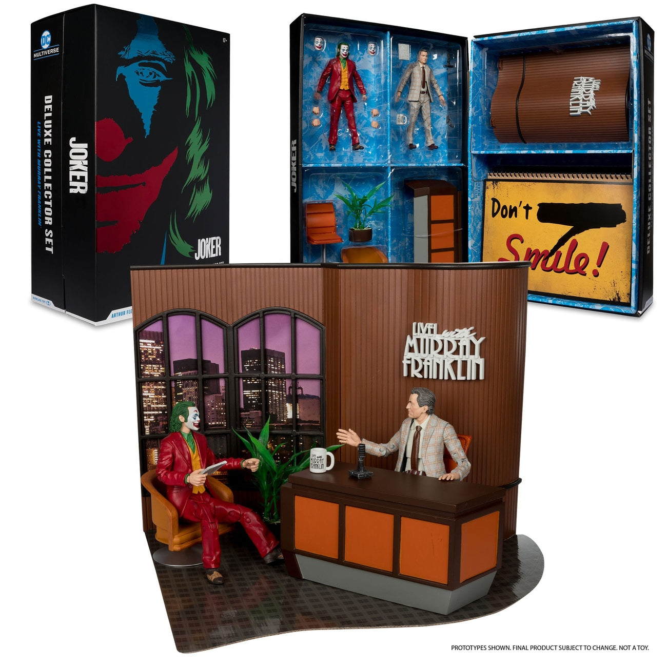 Produktbild Joker DC Multiverse (Joker-filmen) Deluxe samlarfigur The Joker (Live with Murray Franklin) Limited Edition 18