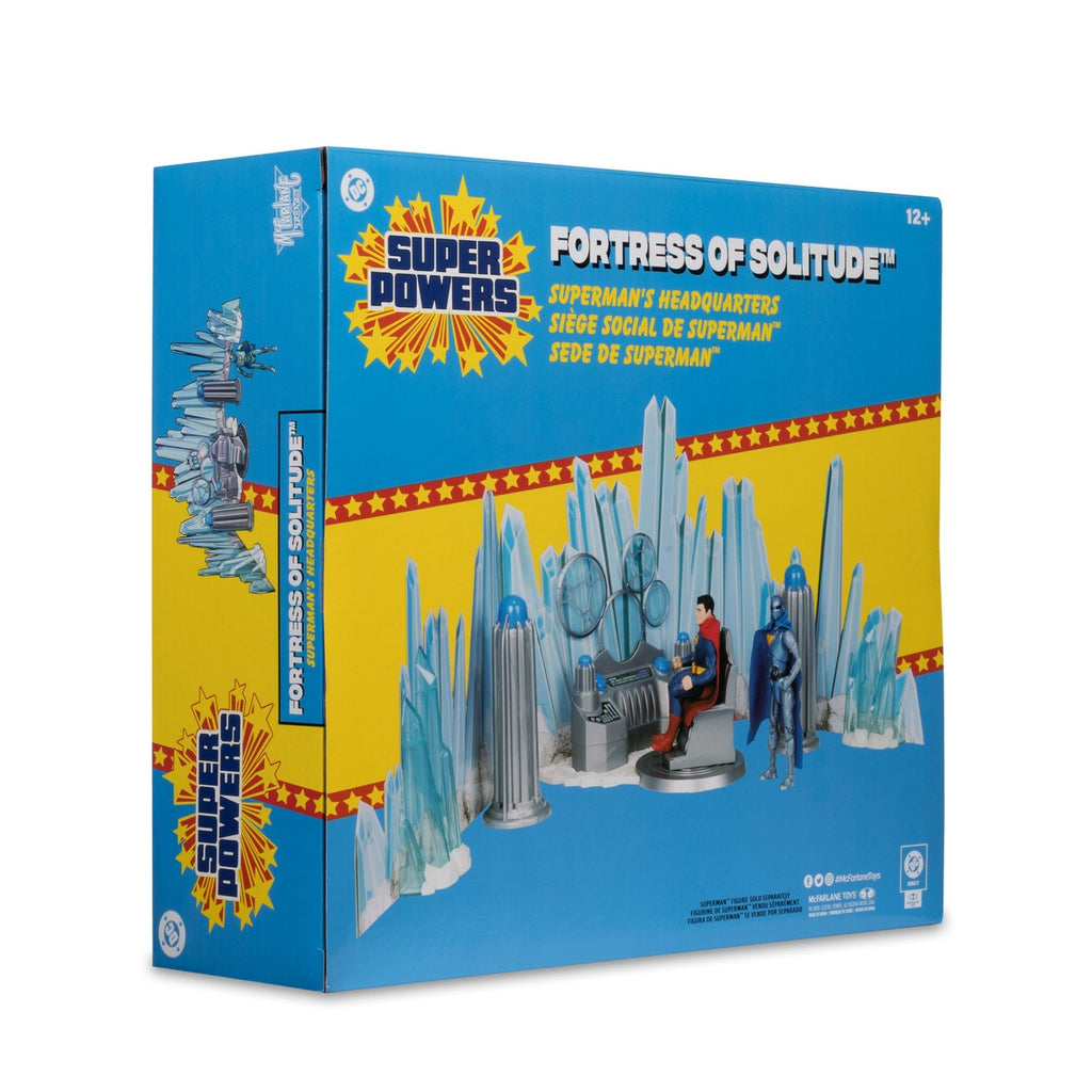 Produktbild Superman (2025) DC Direct lekset Fortress of Solitude med Superman-robot
