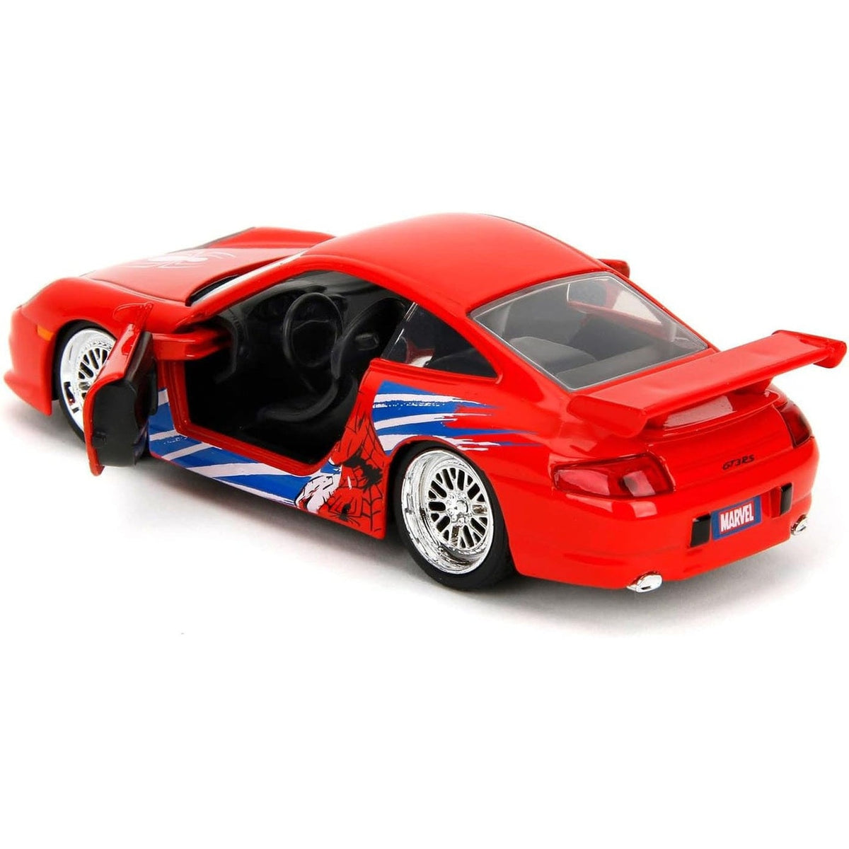 Produktbild Marvel: Spider-Man Porsche 911 GT3 RS fordon i skala 1:32 (6)