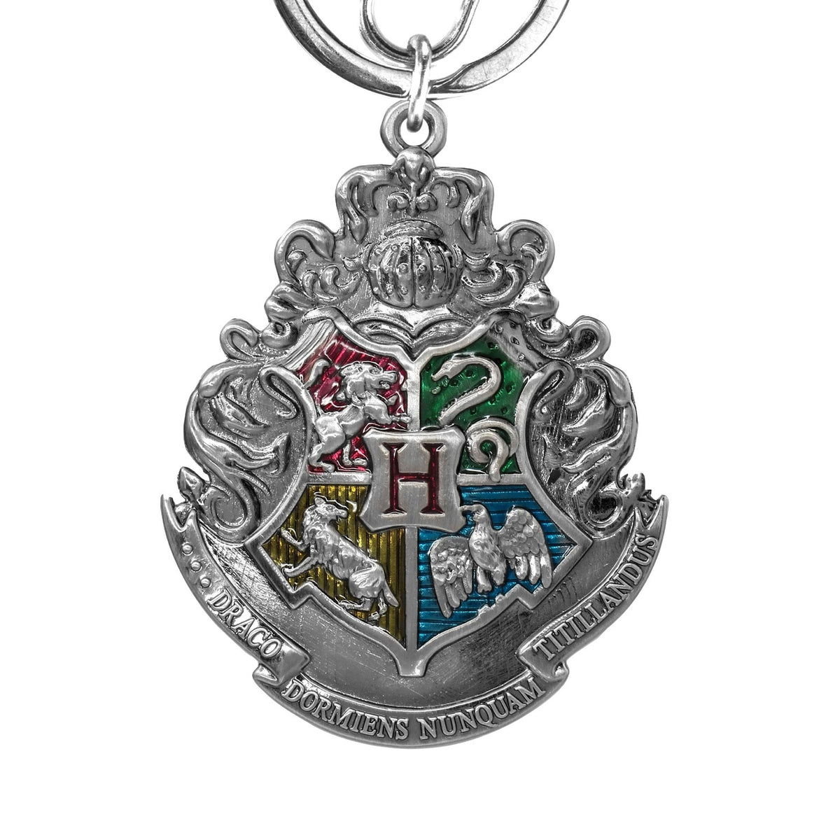 Produktbild Harry Potter Nyckelring i tenn Hogwarts-emblem