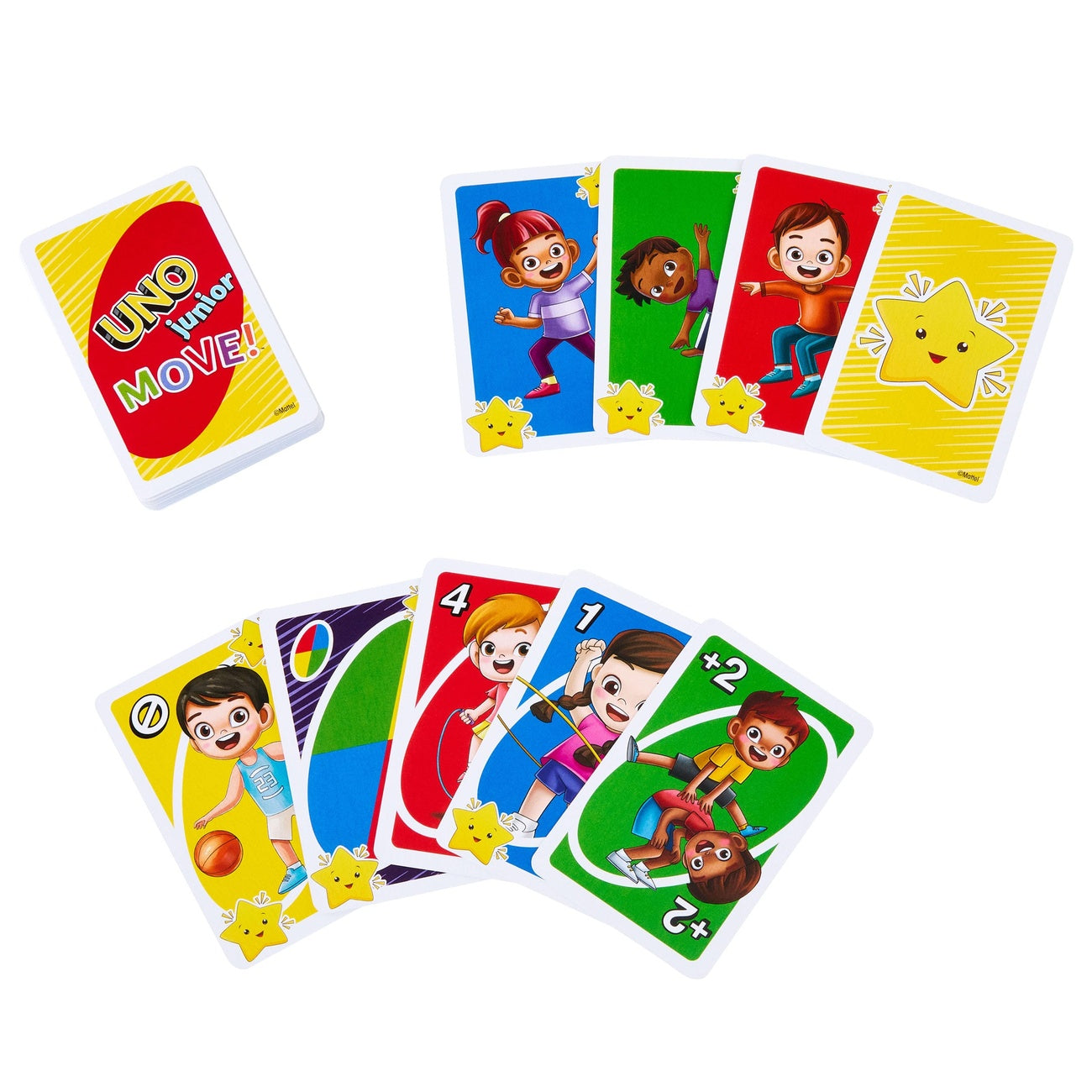 Produktbild UNO Junior Move! Kortspel