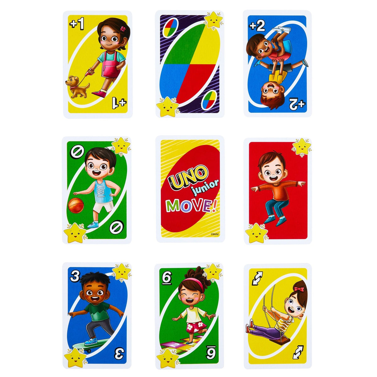 Produktbild UNO Junior Move! Kortspel