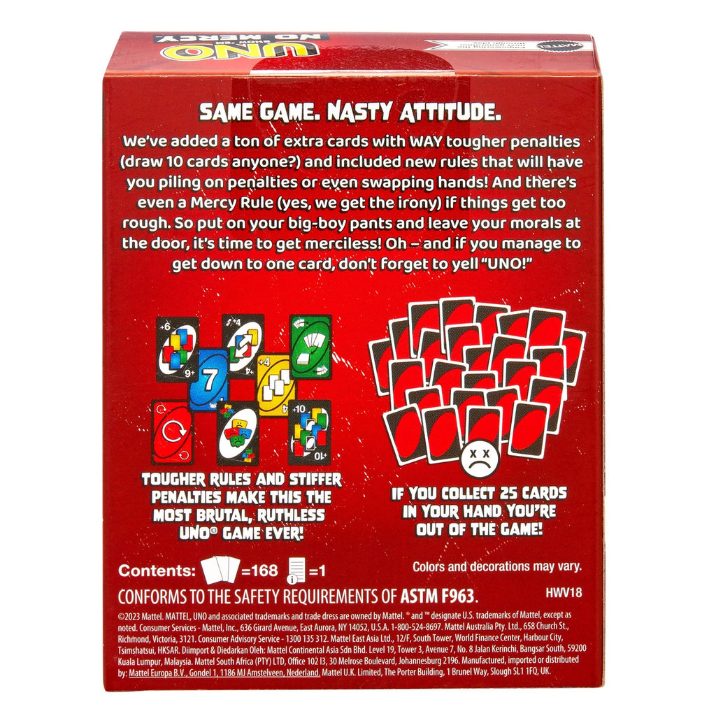 Produktbild UNO Kortspel No Mercy