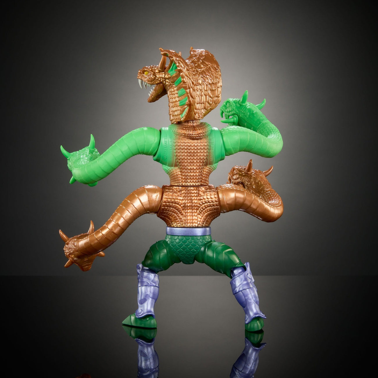 Produktbild MOTU x TMNT: Turtles of Grayskull Deluxe actionfigur King Hiss 14 cm