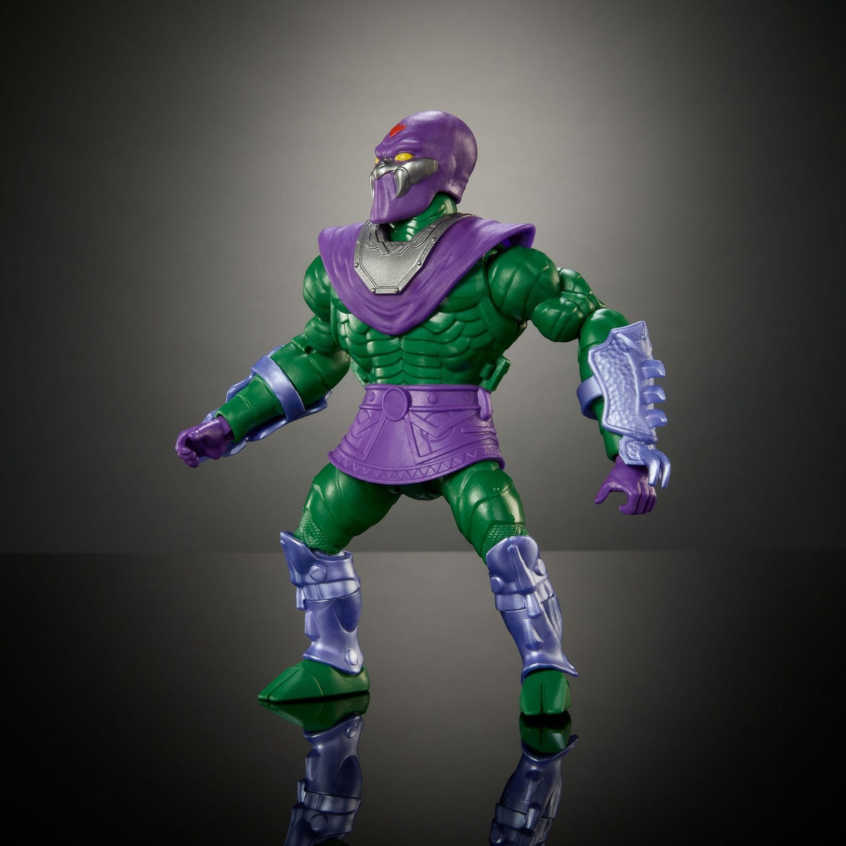 Produktbild MOTU x TMNT: Turtles of Grayskull Deluxe actionfigur King Hiss 14 cm