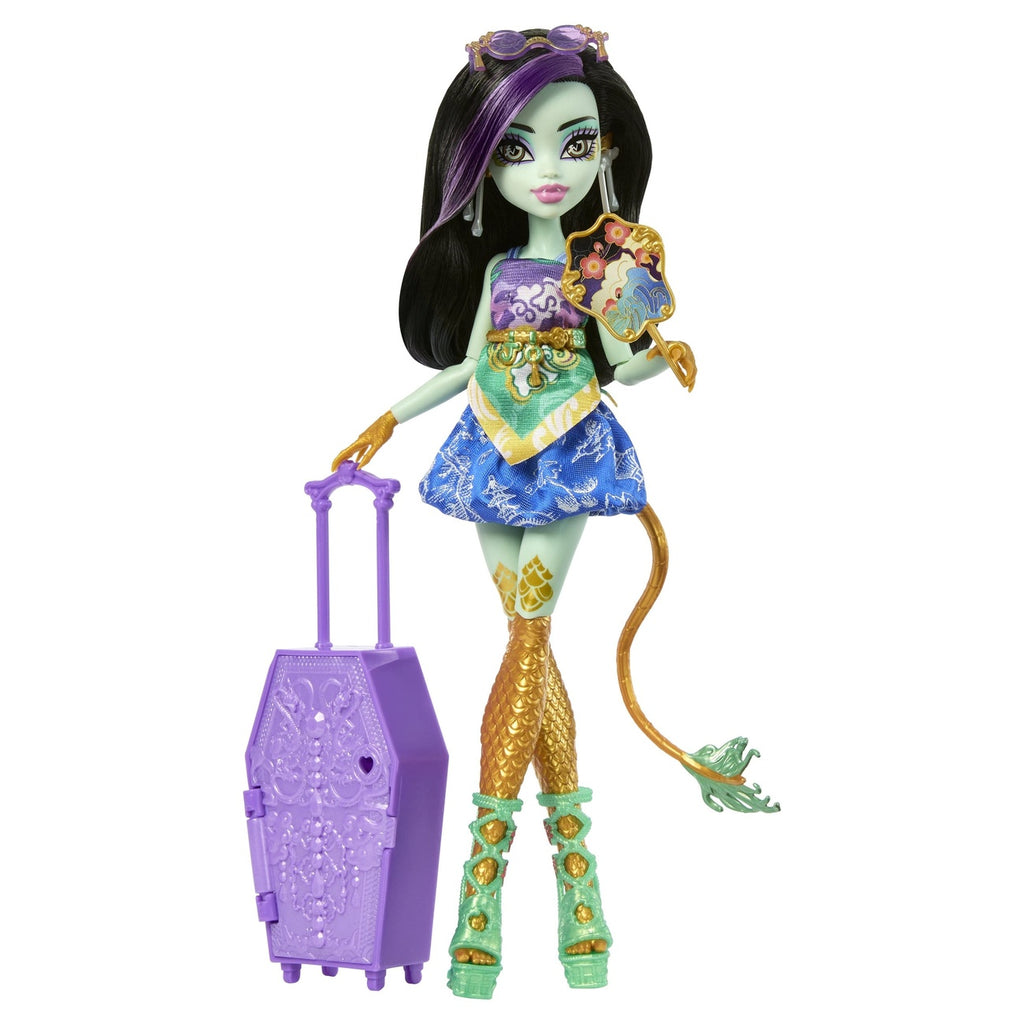 Produktbild Monster High Skulltimate Secrets Docka Destination: Gore-geous Oasis - Jinafire Long