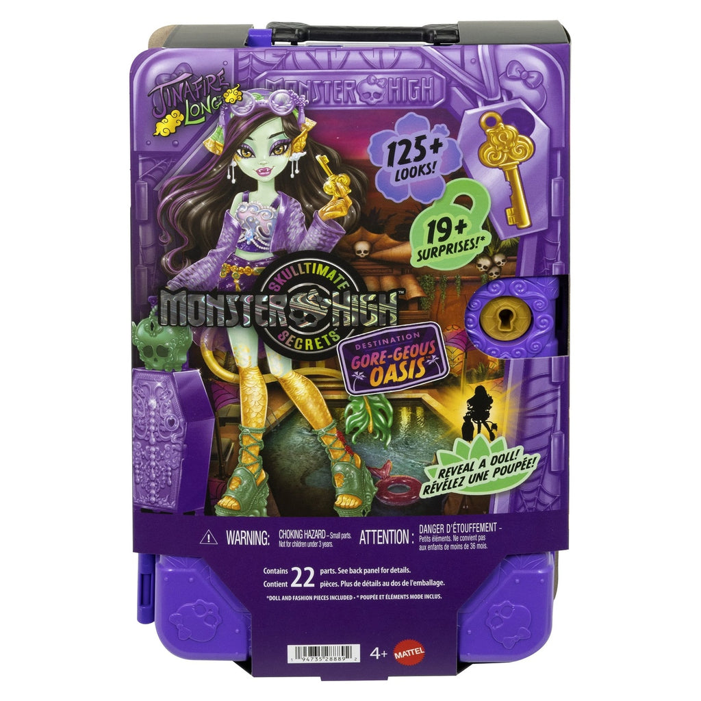 Produktbild Monster High Skulltimate Secrets Docka Destination: Gore-geous Oasis - Jinafire Long