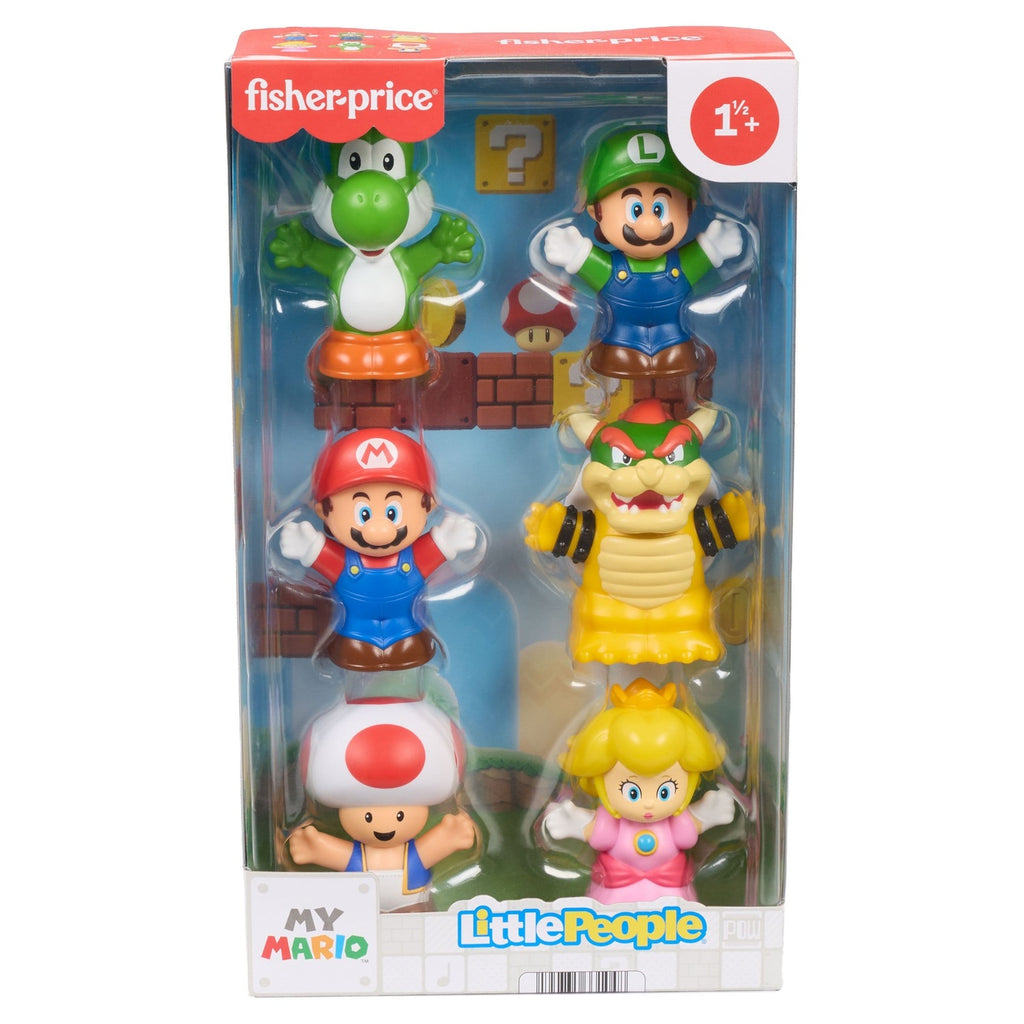 Produktbild My Mario Little People Collector minifigurer 6-pack 7 cm