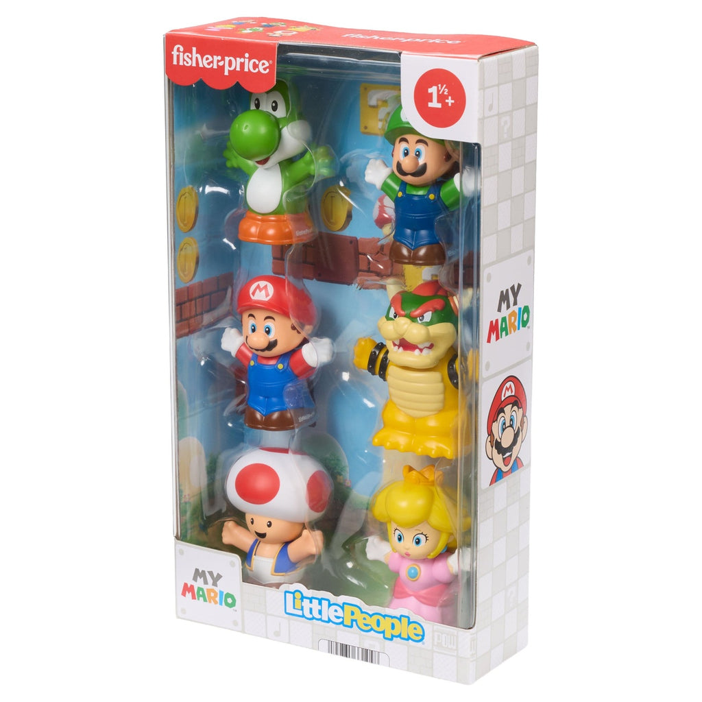 Produktbild My Mario Little People Collector minifigurer 6-pack 7 cm