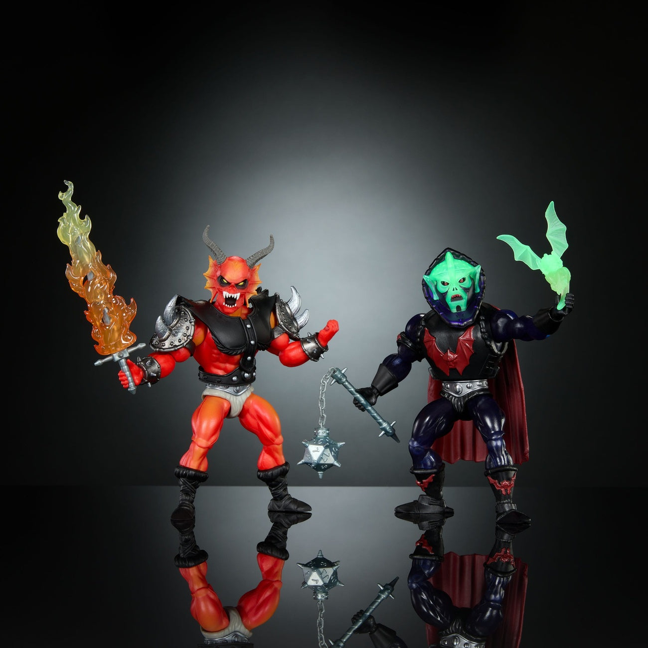 Produktbild Masters of the Universe x Stranger Things Origins Actionfigurer 2-pack Hordak & Hellfire-Man 14 cm