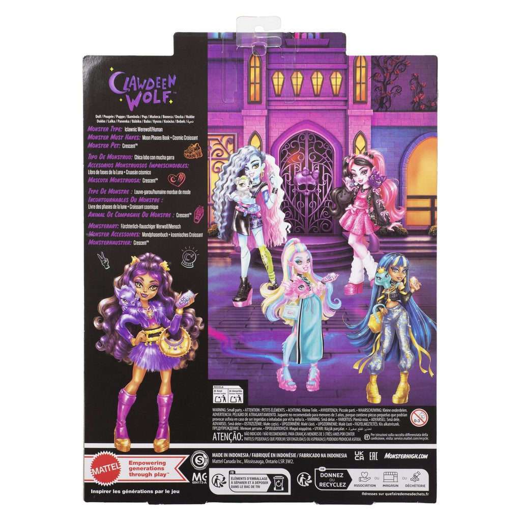 Produktbild Monster High-docka Clawdeen Wolf