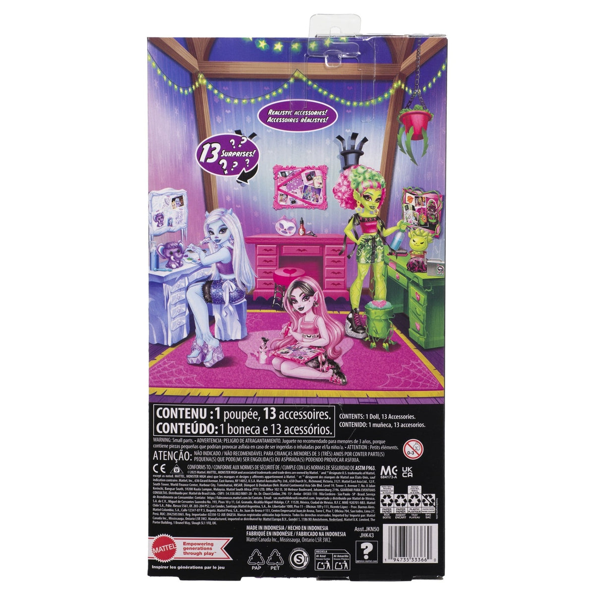 Produktbild Monster High Self-Scare Secrets-docka Draculaura