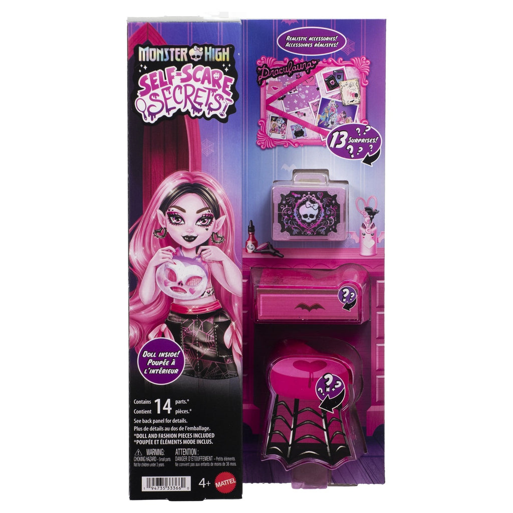 Produktbild Monster High Self-Scare Secrets-docka Draculaura