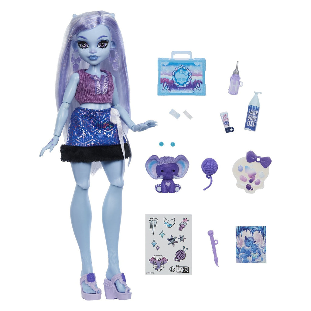 Produktbild Monster High Self-Scare Secrets Docka Abbey Bominable