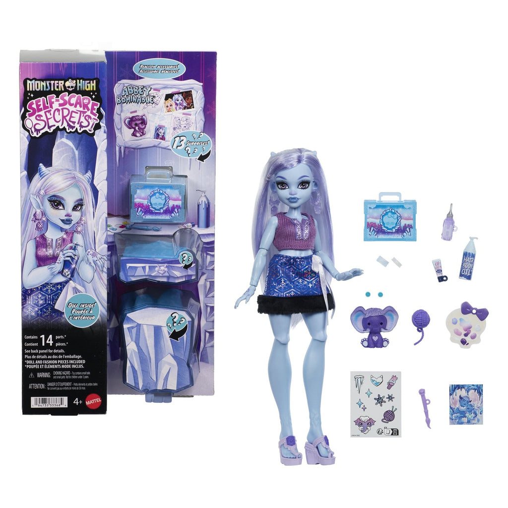 Produktbild Monster High Self-Scare Secrets Docka Abbey Bominable
