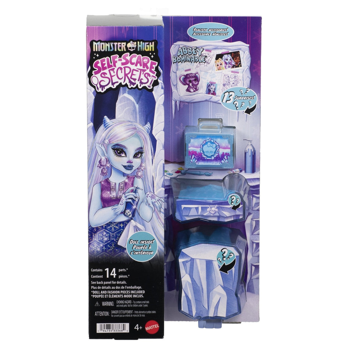 Produktbild Monster High Self-Scare Secrets Docka Abbey Bominable