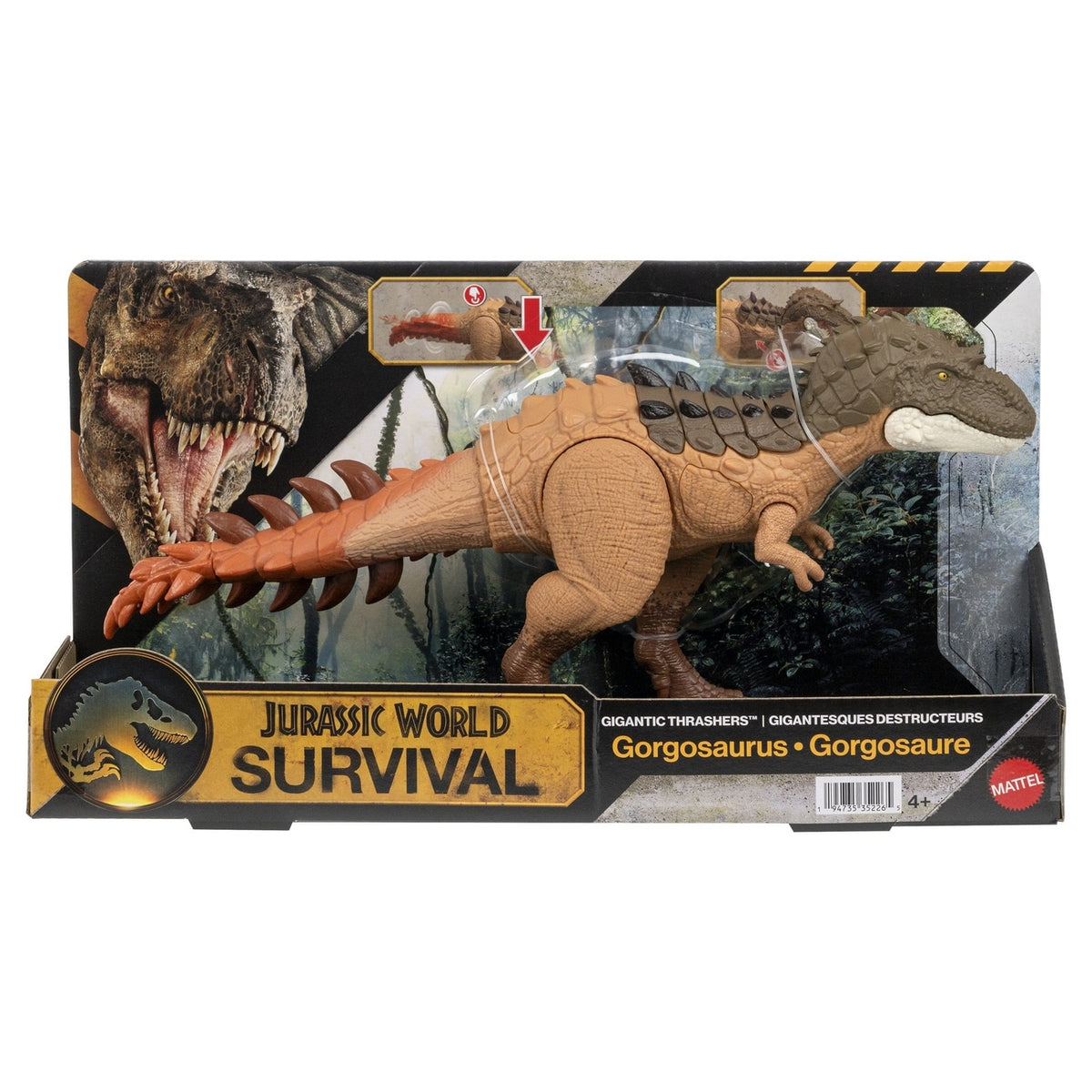Produktbild Jurassic World: Survival actionfigur Gigantic Thrashers Gorgosaurus