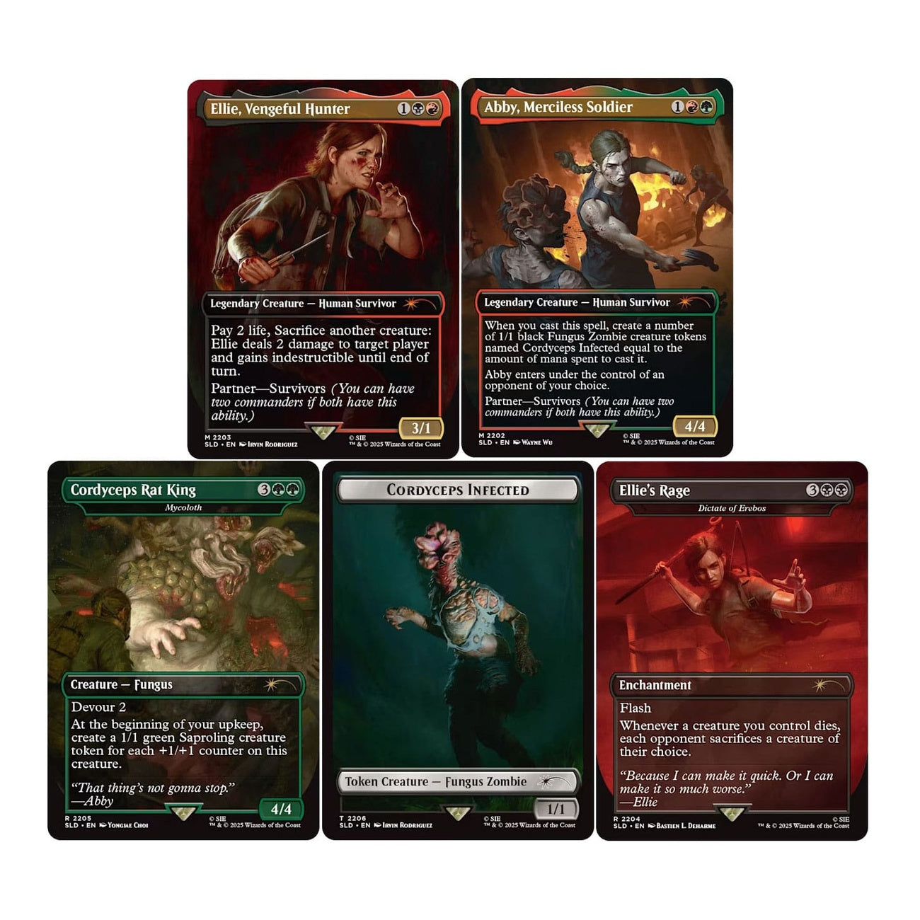 Produktbild Magic the Gathering Secret Lair x PlayStation: The Last of Us Part II engelska