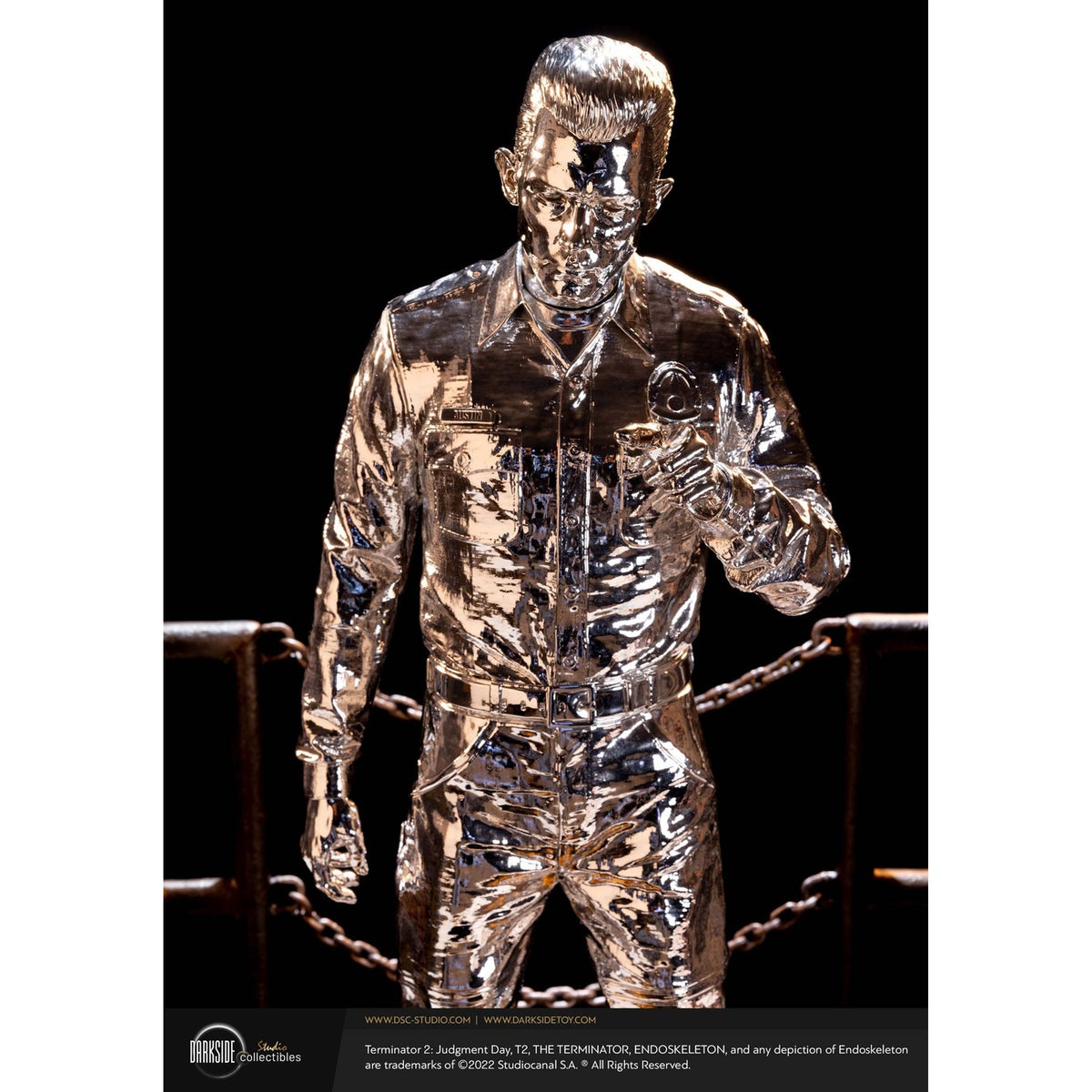 Produktbild Terminator 2 Judgment Day Premiumstaty 1/3 T-1000 Flytande metall 30th Anniversary Edition 70 cm