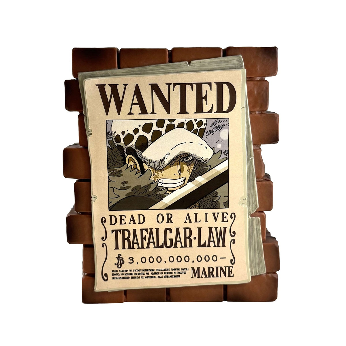 Produktbild One Piece Sparbössa Law Wanted