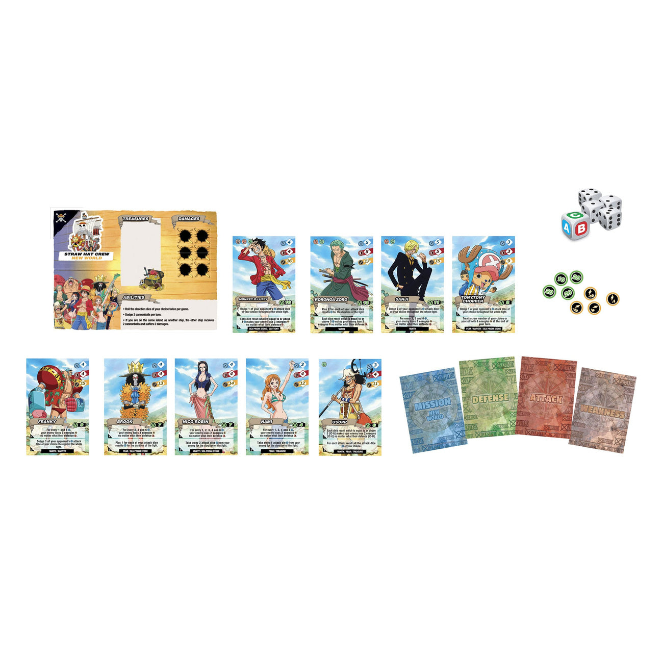 Produktbild One Piece Brädspel Adventure Island *Engelsk version*