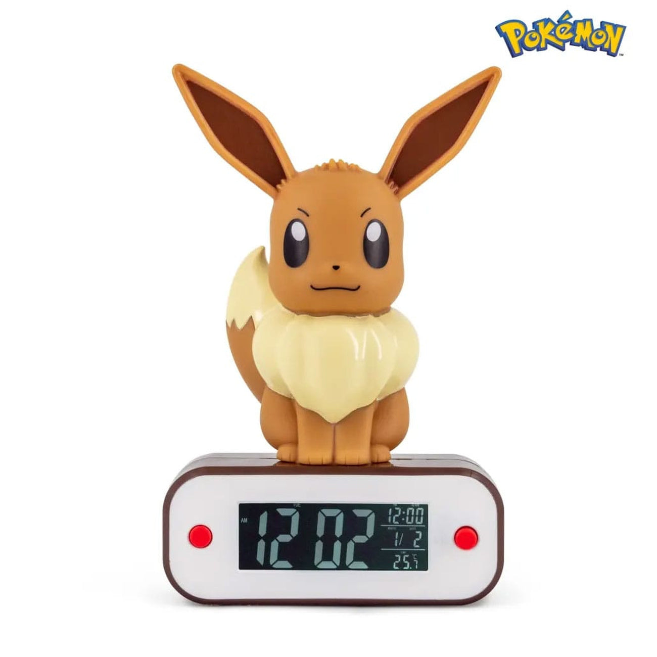 Produktbild Pokémon väckarklocka med ljusfunktion Eevee 18 cm