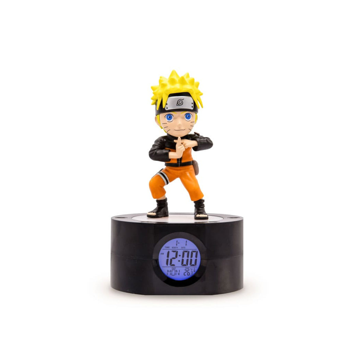 Produktbild Naruto Shippuden Väckarklocka med ljusfunktion Naruto 18 cm