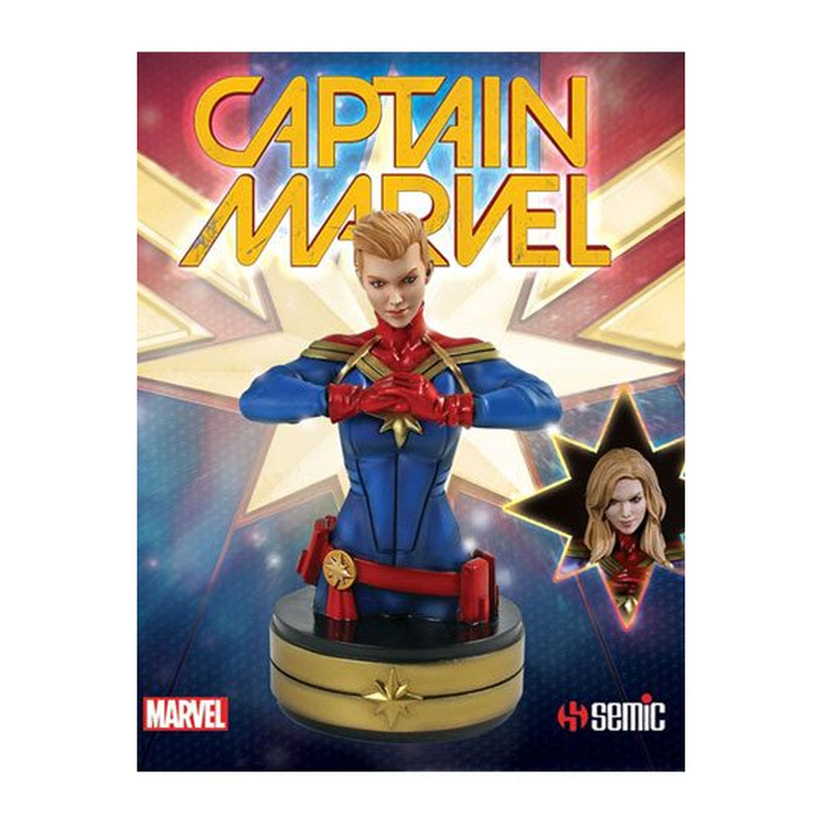 Produktbild Captain Marvel-byst Captain Marvel 20 cm