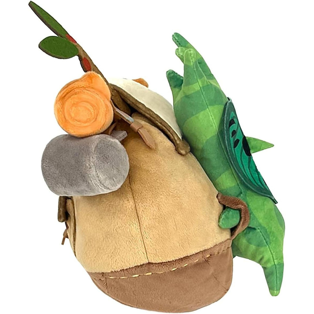 Produktbild The Legend of Zelda: Tears of the Kingdom Gosedjursfigur ZP04 Korok med Ryggsäck Brun 17 cm