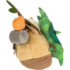 Produktbild The Legend of Zelda: Tears of the Kingdom Gosedjursfigur ZP04 Korok med Ryggsäck Brun 17 cm