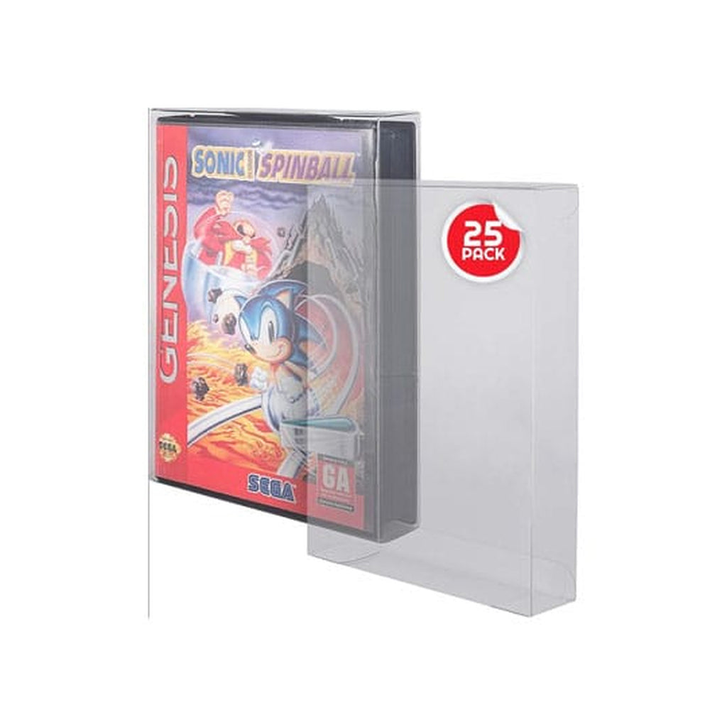 Produktbild PET-fodral 25-pack för Sega Genesis-spel