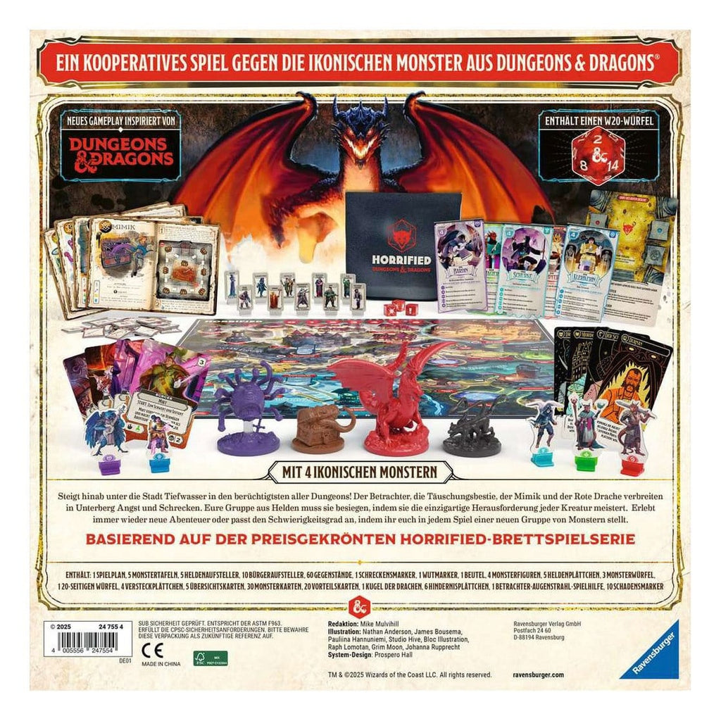 Produktbild Horrified: Dungeons & Dragons Brädspel *Tysk version*