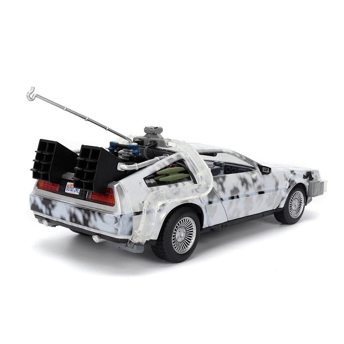 Product image Back to the Future Diecast Model 1/24 Time Machine Frost