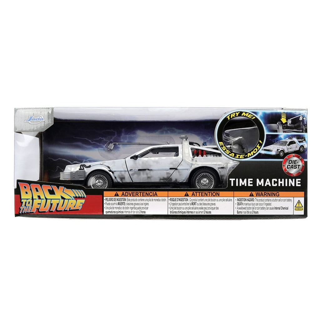Produktbild Tillbaka till framtiden diecast-modell 1/24 Time Machine Frost