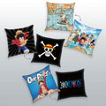 Produktbild One Piece Kuddfodral 3-pack Characters 40 x 40 cm