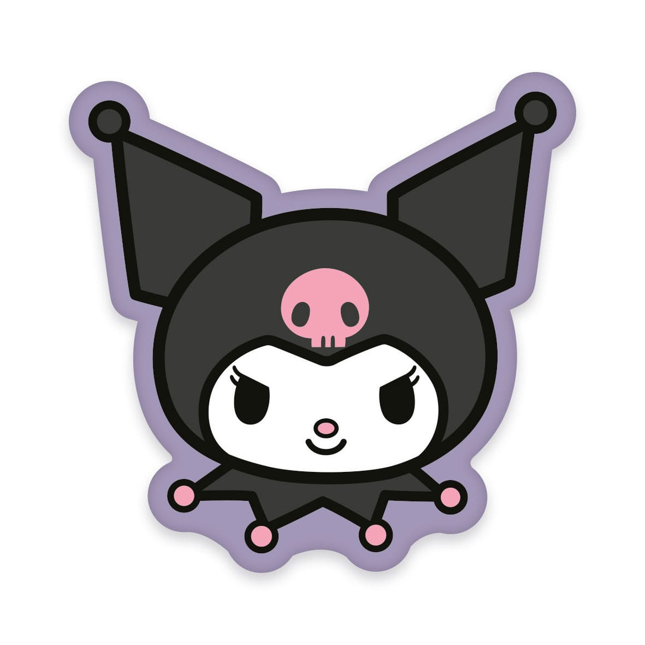 Produktbild Sanrio prydnadskudde Kuromi Face 36 cm