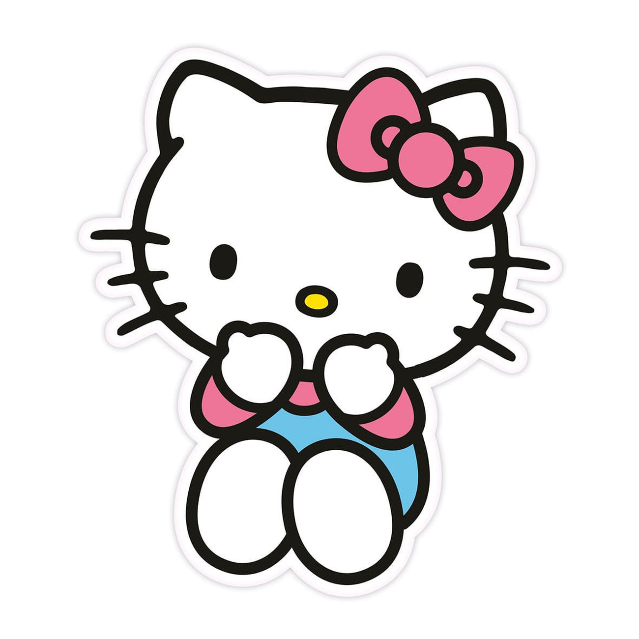 Produktbild Sanrio Prydkudde Hello Kitty Blå byxor 36 cm