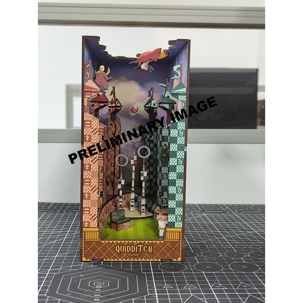 Produktbild Harry Potter Tiny Adventures Book Nook Mini-diorama Quidditchplan 23 cm