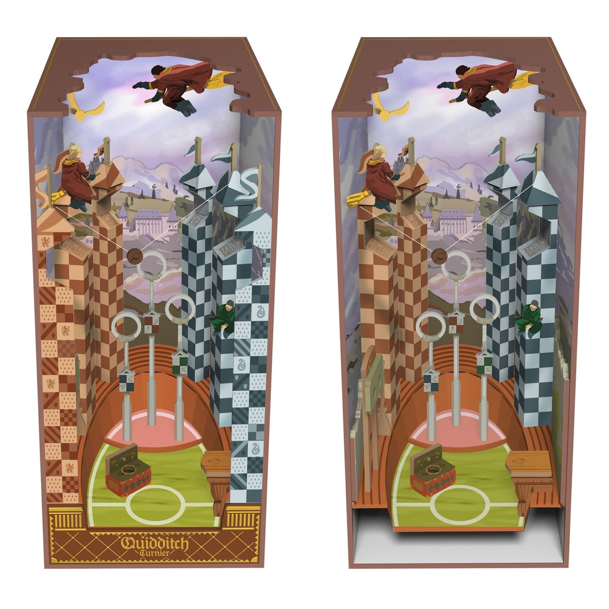 Produktbild Harry Potter Tiny Adventures Book Nook Mini-diorama Quidditchplan 23 cm