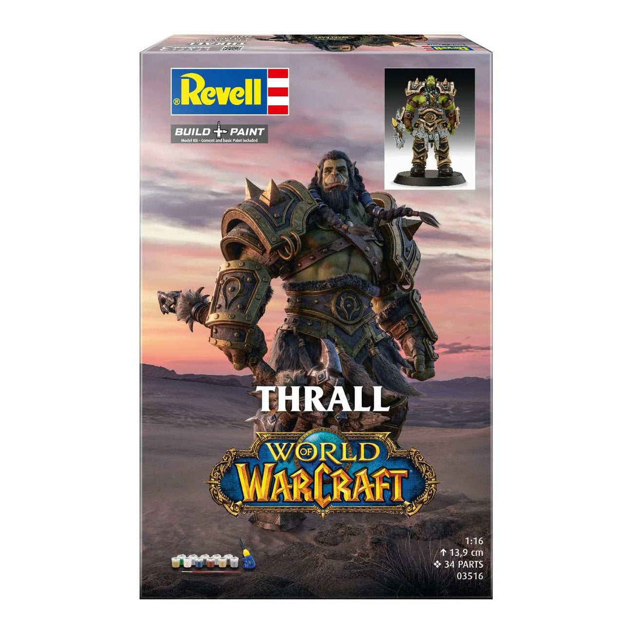 Product image World of Warcraft Model Kit Gift Set 1/16 The Orc Thrall 13 cm