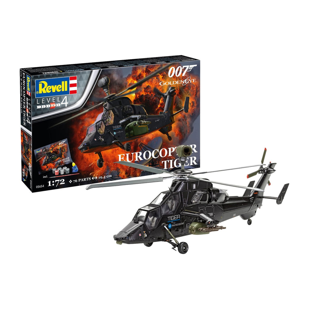 Produktbild James Bond Modellbyggsats Presentset 1/72 Eurocopter Tiger (GoldenEye)